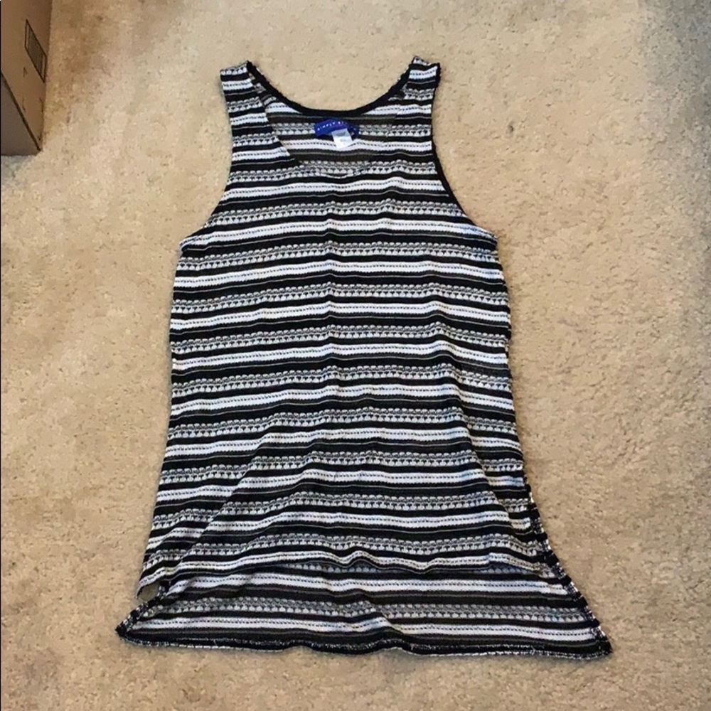 Striped tank top